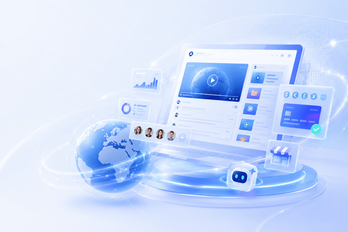 Knowledge-commerce overseas growth platform preview