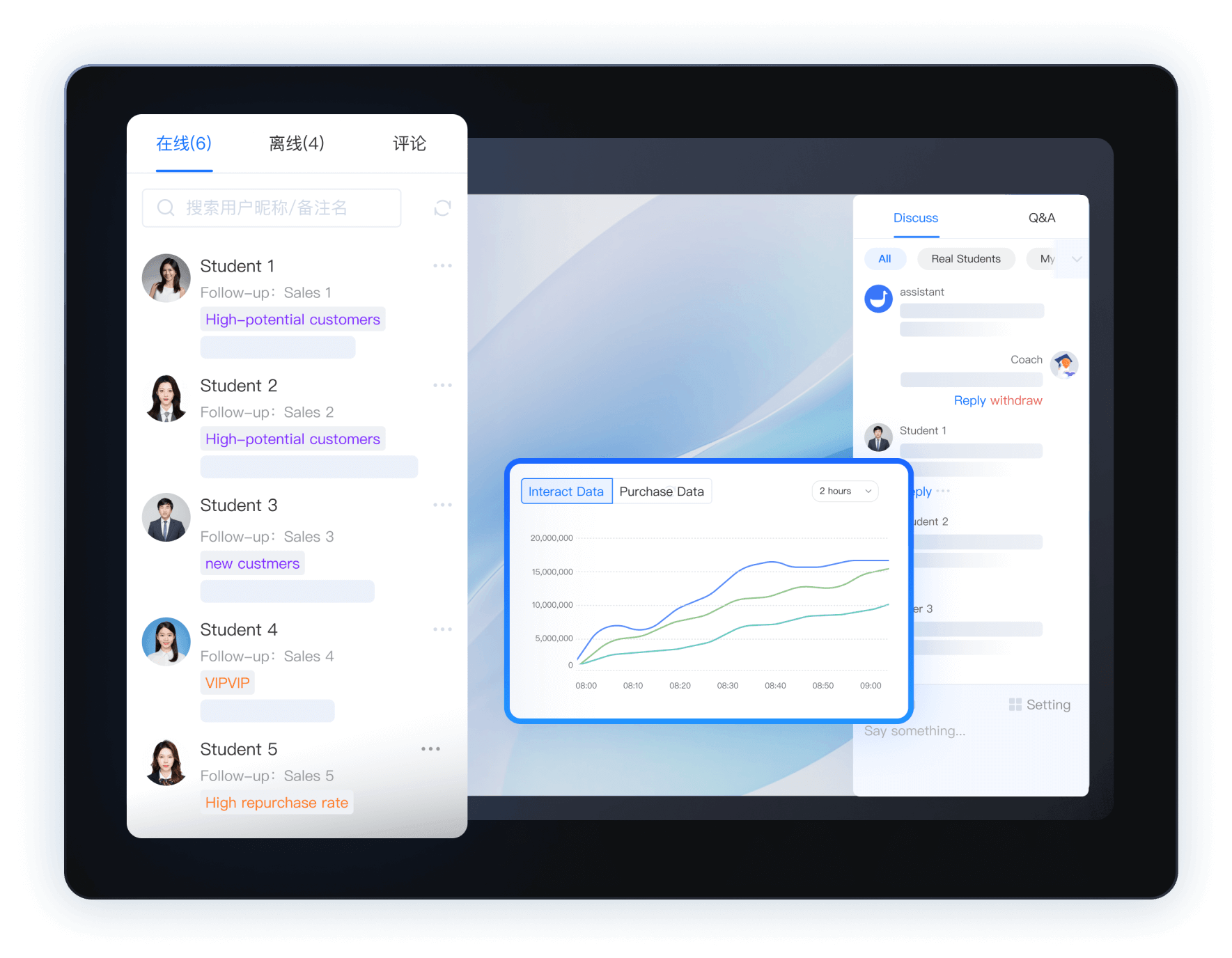 live dashboard